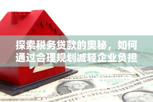 丰都探索税务贷款的奥秘，如何通过合理规划减轻企业负担
