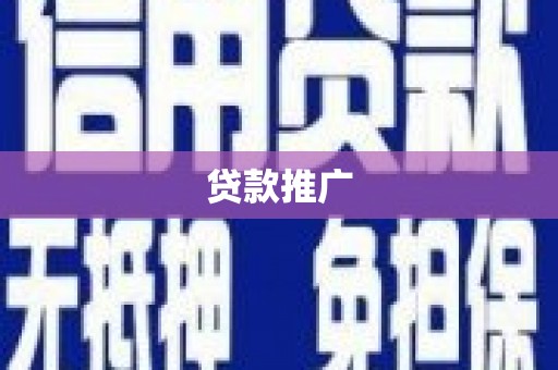丰都贷款推广