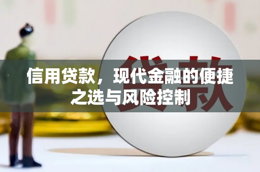 丰都信用贷款，现代金融的便捷之选与风险控制