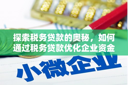 丰都探索税务贷款的奥秘，如何通过税务贷款优化企业资金流