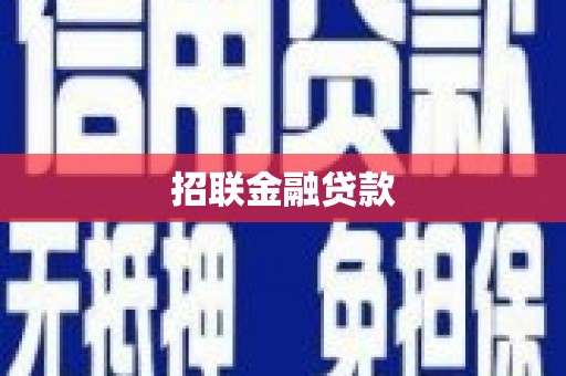 丰都招联金融贷款