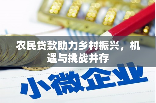 丰都农民贷款助力乡村振兴，机遇与挑战并存