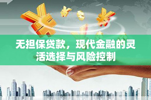 丰都无担保贷款，现代金融的灵活选择与风险控制