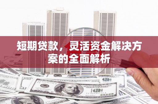 丰都短期贷款，灵活资金解决方案的全面解析