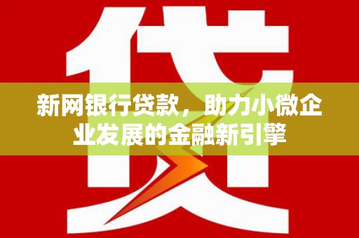 丰都新网银行贷款，助力小微企业发展的金融新引擎