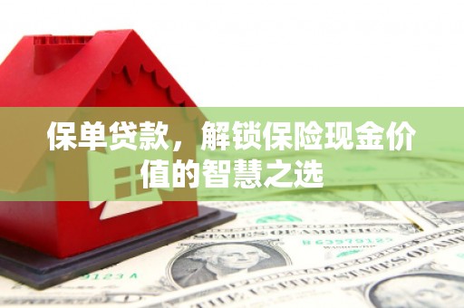丰都保单贷款，解锁保险现金价值的智慧之选