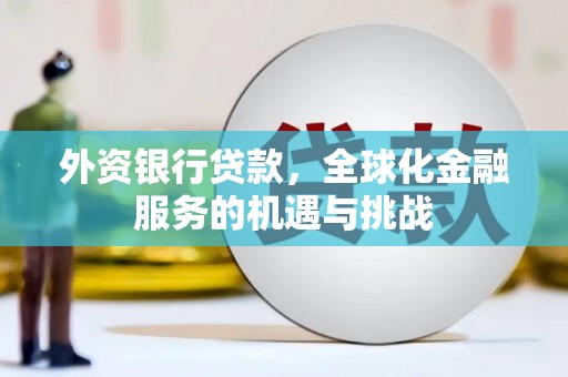 丰都外资银行贷款，全球化金融服务的机遇与挑战