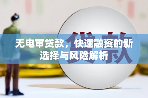 丰都无电审贷款，快速融资的新选择与风险解析