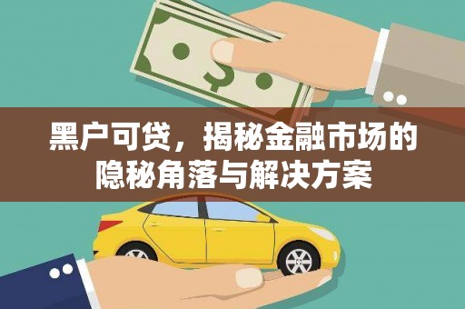 丰都黑户可贷，揭秘金融市场的隐秘角落与解决方案