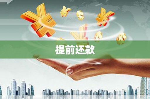 丰都提前还款