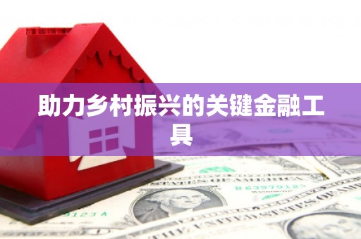 丰都助力乡村振兴的关键金融工具