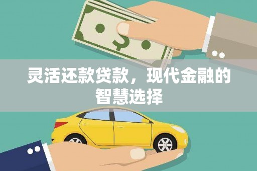 丰都灵活还款贷款，现代金融的智慧选择