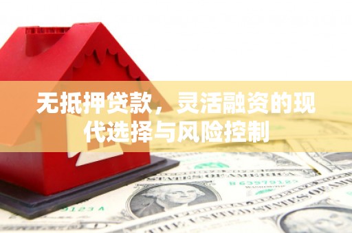 丰都无抵押贷款，灵活融资的现代选择与风险控制
