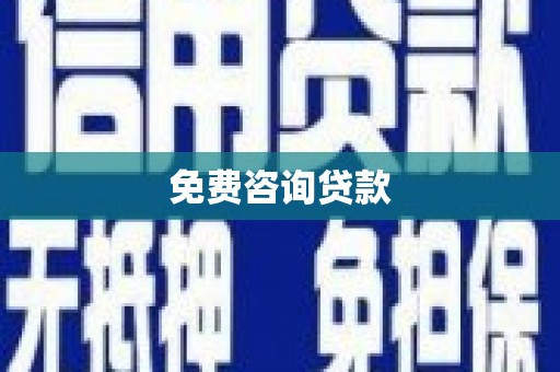 丰都免费咨询贷款