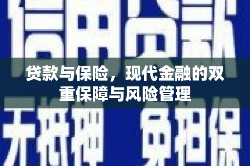 丰都贷款与保险，现代金融的双重保障与风险管理