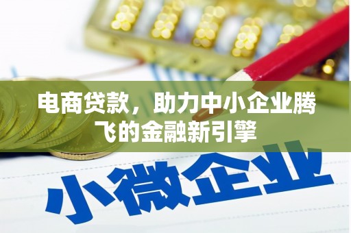 丰都电商贷款，助力中小企业腾飞的金融新引擎