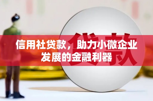 丰都信用社贷款，助力小微企业发展的金融利器