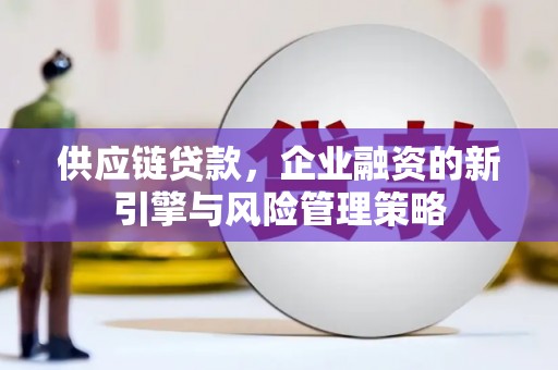 丰都供应链贷款，企业融资的新引擎与风险管理策略