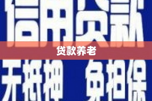 丰都贷款养老