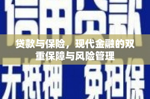 丰都贷款与保险，现代金融的双重保障与风险管理