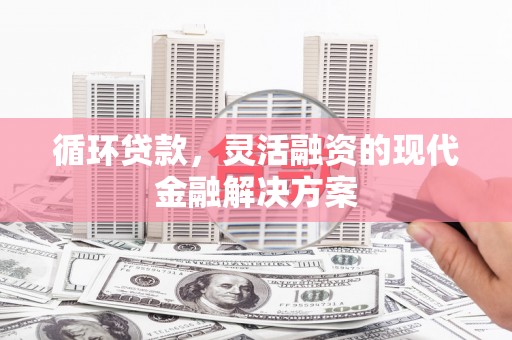 丰都循环贷款，灵活融资的现代金融解决方案