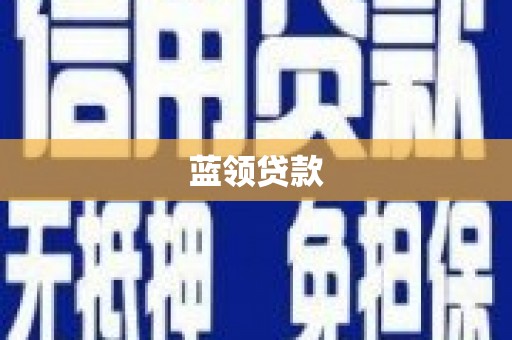 丰都蓝领贷款