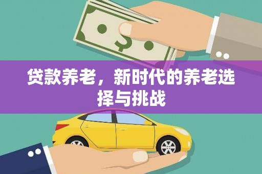 丰都贷款养老，新时代的养老选择与挑战