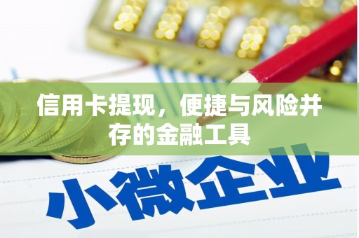丰都信用卡提现，便捷与风险并存的金融工具