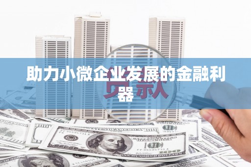 丰都助力小微企业发展的金融利器